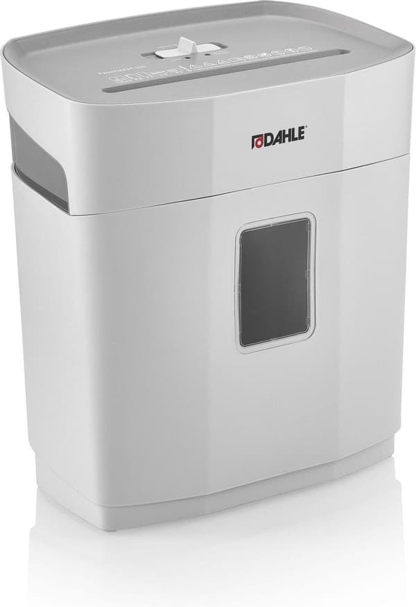 Dahle® PaperSAFE 100 - Paperinsilppuri - 5x18 mm siru - 12L keräilyalusta - Arkkeja enintään 5 kpl - P4 - Niittejä pankkikortteja paperiliittimiä