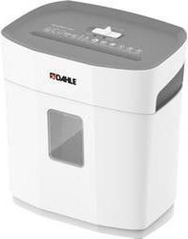 Dahle® PaperSAFE 100 - Paperinsilppuri - 5x18 mm siru - 12L keräilyalusta - Arkkeja enintään 5 kpl - P4 - Niittejä pankkikortteja paperiliittimiä
