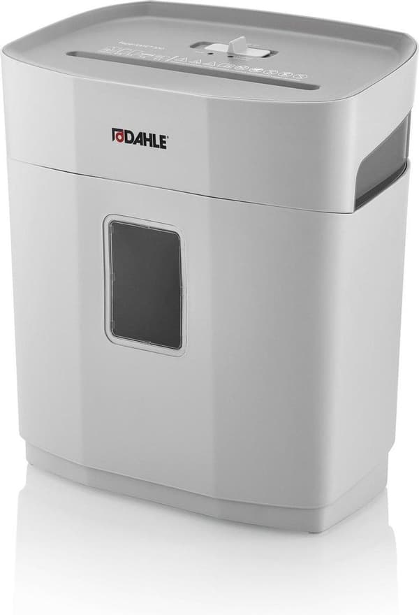 Dahle® PaperSAFE 100 - Paperinsilppuri - 5x18 mm siru - 12L keräilyalusta - Arkkeja enintään 5 kpl - P4 - Niittejä pankkikortteja paperiliittimiä