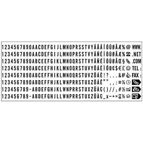 trodat tekststempel Professional 4.0 Typomatic 5253 hus: børstet rustfrit stål, farve på greb cap: sort, - 1 stk (5253PR4)