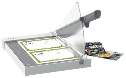 Leitz Precision hemskärbord A4 med knivskydd för hemmet - Skär upp till 8 A4-ark - antracit