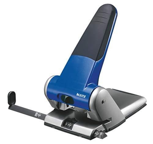 Leitz erikoisvahva metallirei'itys, 65 arkille, iso rei'itys toimistoon, pysäytyskisko muototiedoilla, ergonominen muotoilu, sininen, 51800035