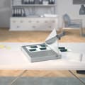 Miniatyrbillede 7 af 10: Leitz Precision Skærebord til hjemmekontor A4 med knivbeskytter og lysteknologi til hjemmekontor/arbejde i hjemmet - Skærer 10 A4-ark - antracit