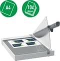 Miniatyrbillede 8 af 10: Leitz Precision Skærebord til hjemmekontor A4 med knivbeskytter og lysteknologi til hjemmekontor/arbejde i hjemmet - Skærer 10 A4-ark - antracit