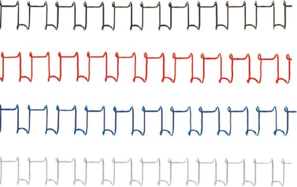 GBC wire backs WireBind 11 mm kapacitet: 80 ark sort