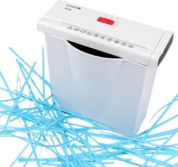 Olympia PS36W - Paperinsilppurinauhat 7L P2 Jopa 6 arkkia valkoinen