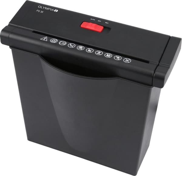 Olympia PS 36 nauhasilppuri Musta paperisilppuri