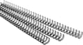 Miniatyrbillede 2 af 6: Wire back GBC 6 mm us 21 ringe A4 sølv 100 stk