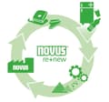 Miniatyrbillede 3 af 10: NOVUS B4 re+ny hæftemaskine sort