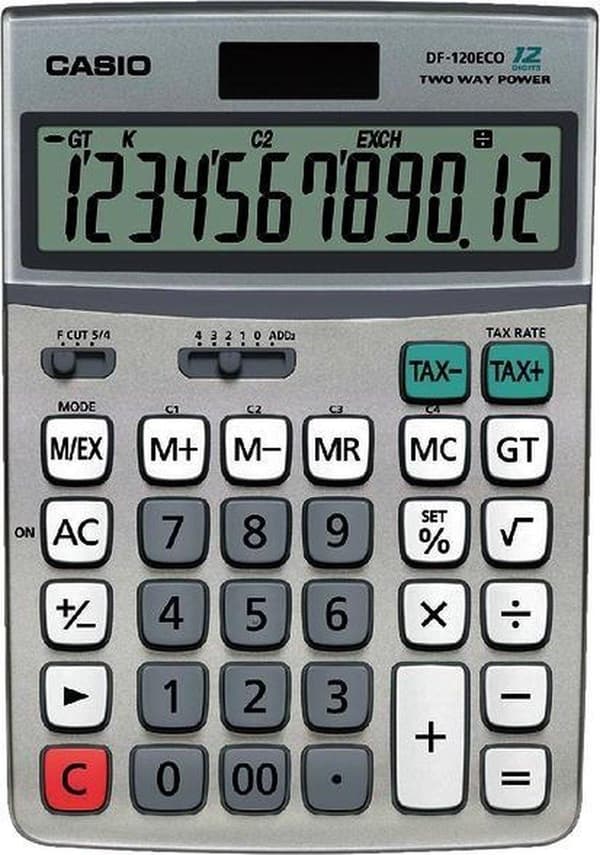 Casio DF-120ECO - Skrivebordsberegner
