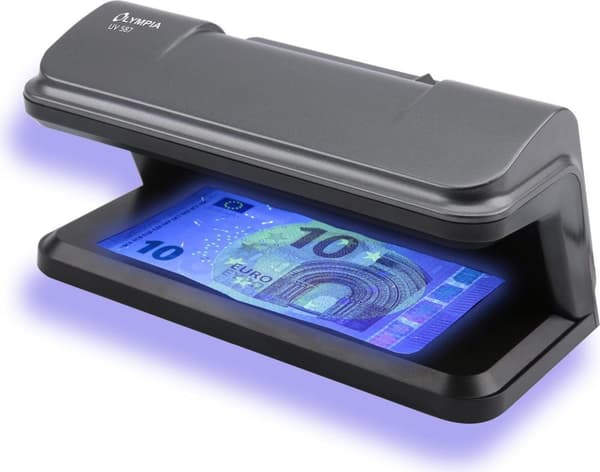 Olympia UV 587 väärennösten ilmaisin, musta (947730116)