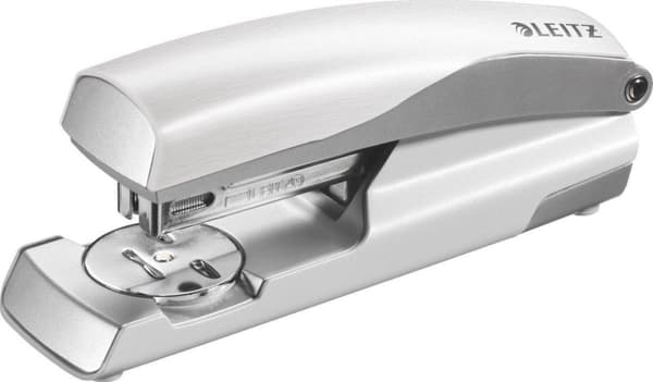 Leitz Style Metal Office Hæftemaskine - Perforerer op til 30 ark - Stang hvid