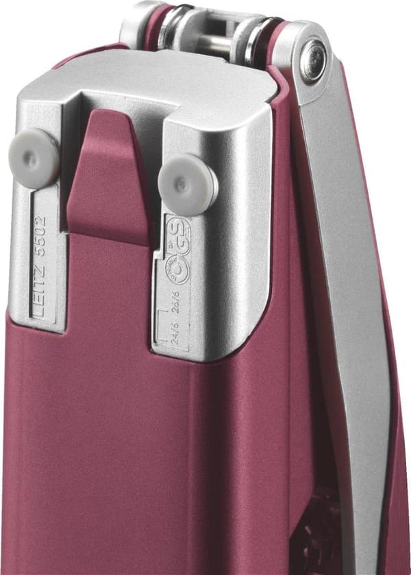Leitz Leitz Style metall kontorshäftare - 30 ark - Granatröd