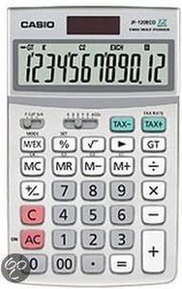 Casio JF-120 ECO - Skrivbordsräknare