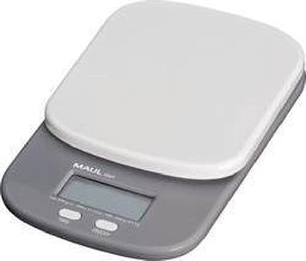 Maul 1623082 Bogstavvægt Vejeområde (maks.): 2000 g Opløsning: 0,5 g, 1 g batteridrevet Grå (mat)