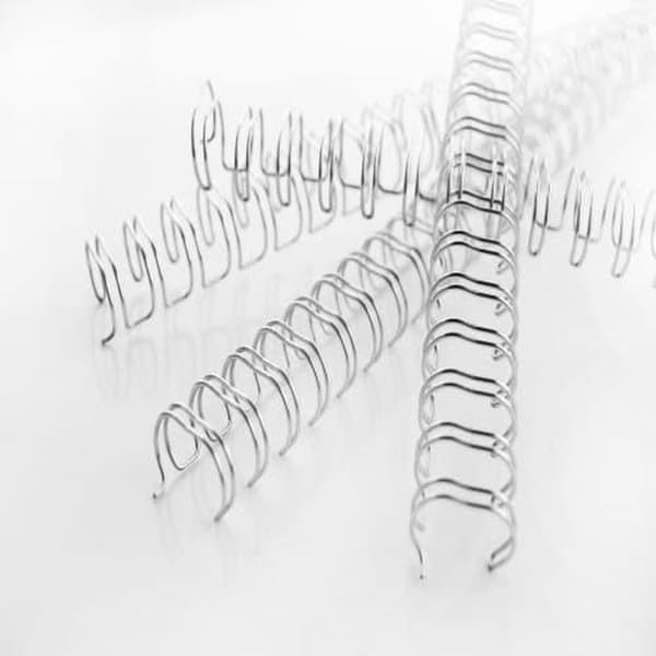 GBC Wire Back 3:1 34 loopar 6 mm Silver(100)