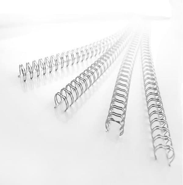 GBC Wire Back 3:1 34 loopar 6 mm Silver(100)