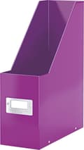 Miniatyrbild 1 av 4: Leitz WOW Click & Store Robust tidskriftshållare i kartong - 10,3 x 33 x 25,3 Cm (BxHxD) - Lila