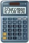 Casio MS-100EM - Desktop-beregner - 10 cifre - solpanel, batteri - blå (MS-100EM) Flerfarvet