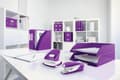 Pikkukuva 7 / 8: Leitz NeXXt WOW Hole Punch 5008 - Rei'ittää jopa 30 arkkia - Kansioihin ja rengaskansioon - Purppura metalli - Ihanteellinen kotitoimistoon/kotityöpai