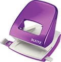 Pikkukuva 1 / 8: Leitz NeXXt WOW Hole Punch 5008 - Rei'ittää jopa 30 arkkia - Kansioihin ja rengaskansioon - Purppura metalli - Ihanteellinen kotitoimistoon/kotityöpai