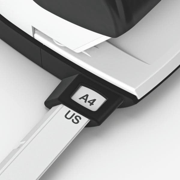 Leitz NeXXt Small Desk Hole Punch - Rei'ittää jopa 16 arkkia - Kansioihin ja rengaskansioon - Valkoinen - Ihanteellinen kotitoimistoon/kotityöpaikalle