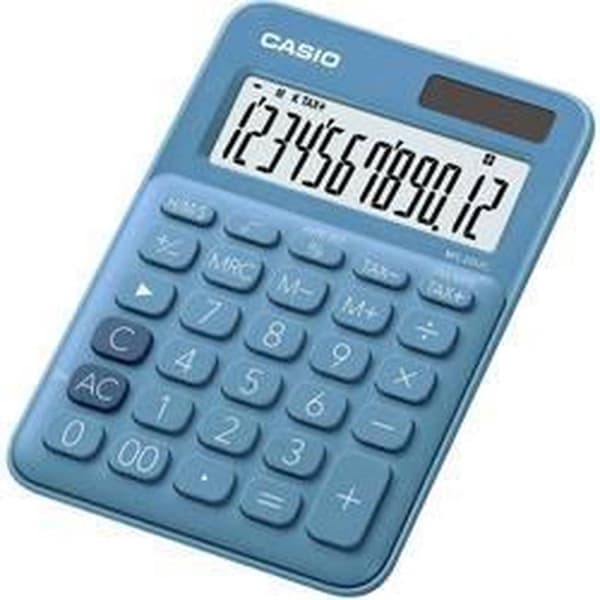 Casio MS-20UC-BU lommeregner Desktop Basic Blå