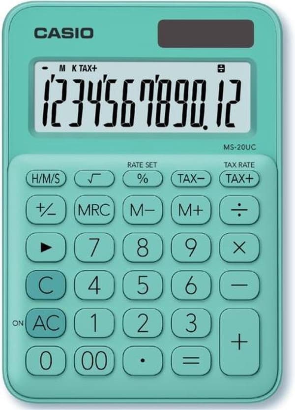 Casio MS-20UC-GN -laskin Desktop Basic Vihreä