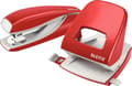 Miniatyrbillede 5 af 9: Leitz NeXXt metalbord hulstanser - Perforerer op til 30 ark - til mapper og ringbind - rød