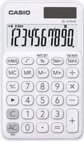 Miniatyrbild 3 av 3: Casio SL-310UC-WE miniräknare Pocket Basic miniräknare Vit