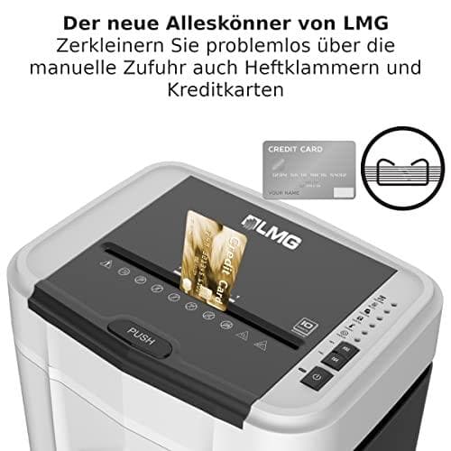 LMG AUTO120P4 Paperinsilppuri hiukkasleikatulla P-4 4 x 12 mm 120 arkkia valkoinen (LMG-AUTO120P4)