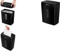 Fellowes Powershred P-42C asiakirjasilppuri, mustahiukkasleikkaus: 4 x 34 mm, leikkauskapasiteetti: 8 arkkia, - 1 kpl (5012501)