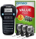 Miniatyrbillede 1 af 11: DYMO LabelManager 160 etiketprinter startpakke | Håndholdt etiketprinter | med 3 ruller D1 etiketter QWERTZ-tastenbord | Ideel til hjemmekontoret