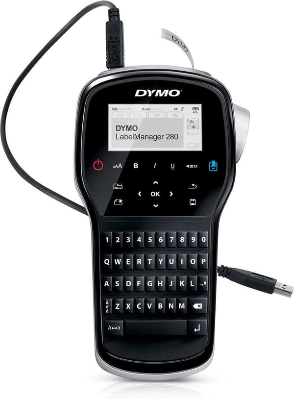 DYMO LabelManager 280 Etikettskrivare Thermal Transfer D1 QWERTY (S0968920)