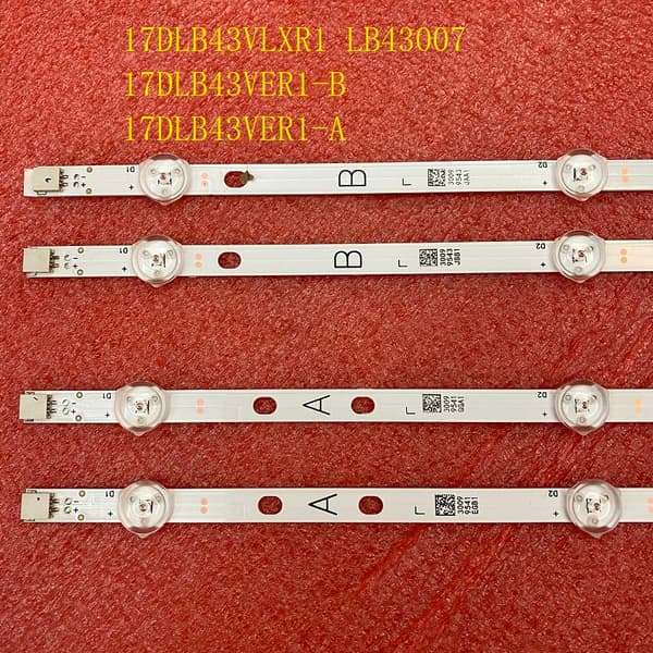LED-taustavalonauha, yhteensopiva HITACHI 43HB26T72U:n ja muiden mallien kanssa.