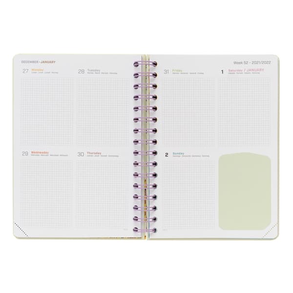 BT21 - Kalender / Skoleplanlægger 2021/2022 (hvid)