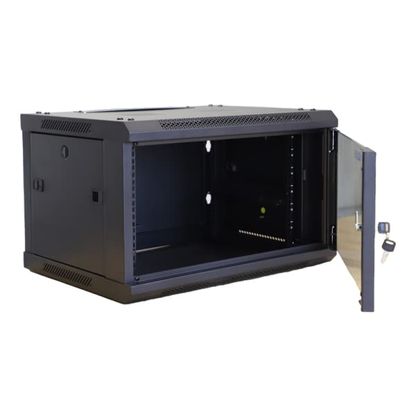 Telinekaappi 19 tuumaa 6U ripustettava Full Jopa 60 kg Vidiline