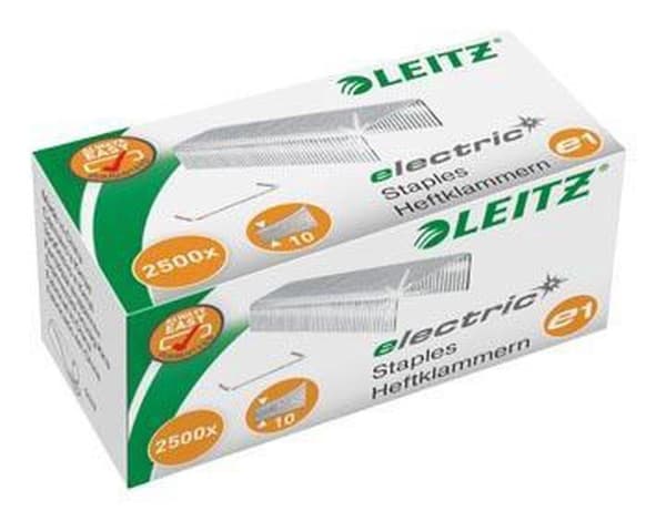 Hæfteklammer Leitz E1 galvaniseret 2500 stk