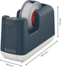 Miniatyrbild 3 av 8: Leitz Cozy Tejphållare - Tejpdispenser inkluderar tejp - Idealisk för hemmakontor/jobba hemma - Sammetsgrå