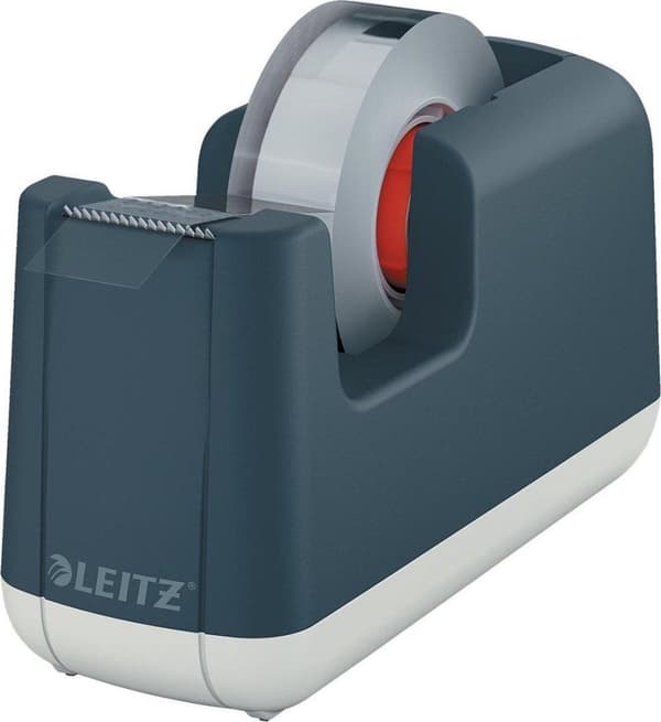 Leitz Cozy Tejphållare - Tejpdispenser inkluderar tejp - Idealisk för hemmakontor/jobba hemma - Sammetsgrå