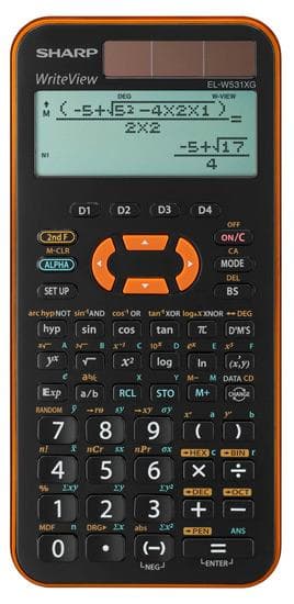 Sharp EL-W531XGYR - Videnskabelig lommeregner / Orange