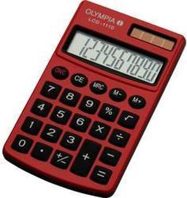 Olympia 1110 - Lommeregner / Rød