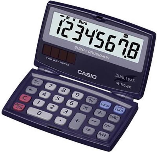 Casio SL-100VER lommeregner