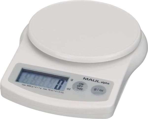 Maul postvåg MAULalpha, väger upp till 5 kg, viktintervall 1 gram
