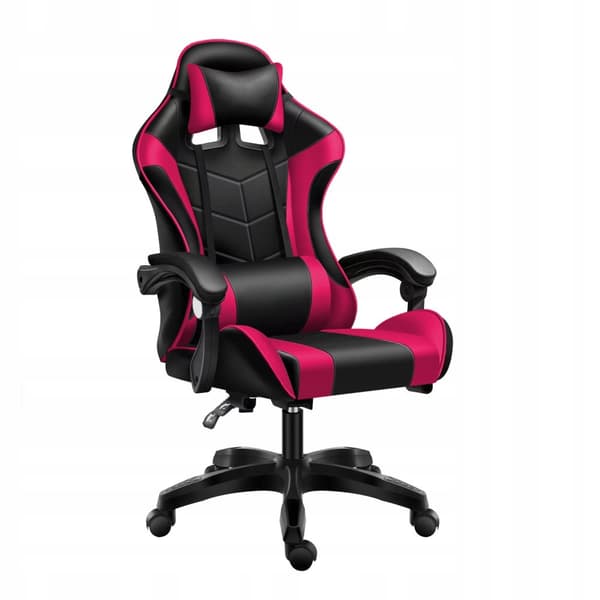 Gamingstol GAME EXTREME øko-læder sort-bordeaux FG-009