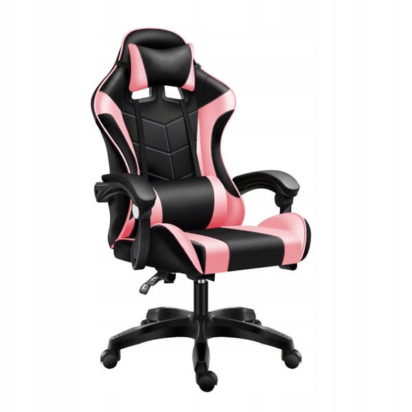 Gamingstol GAME EXTREME eko-läder svart-rosa FG-013