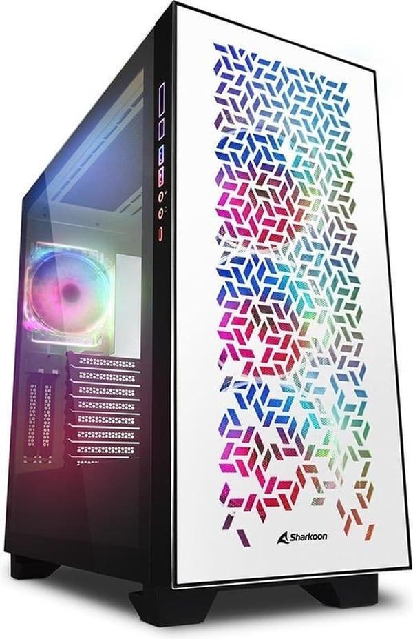 Sharkoon ELITE SHARK CA300H Tårn Hvid
