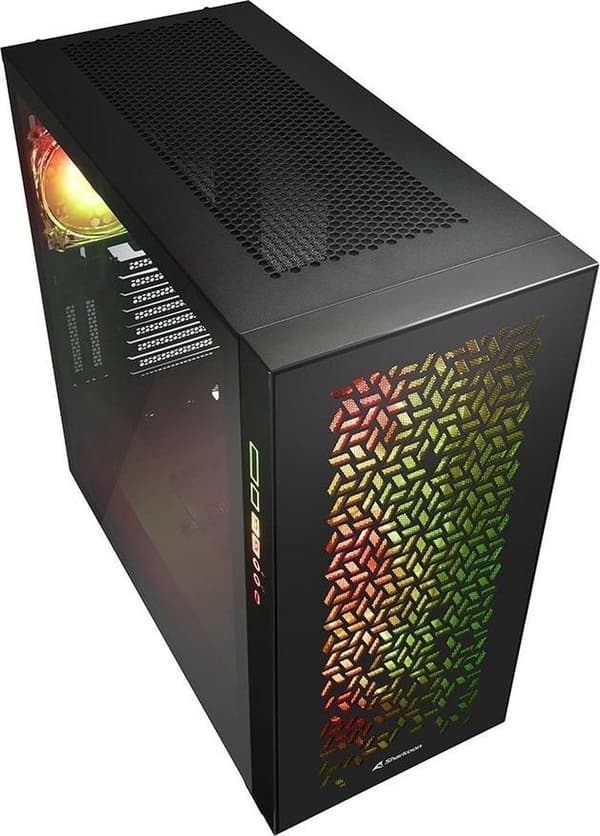 Sharkoon ELITE SHARK CA300H Tower Svart
