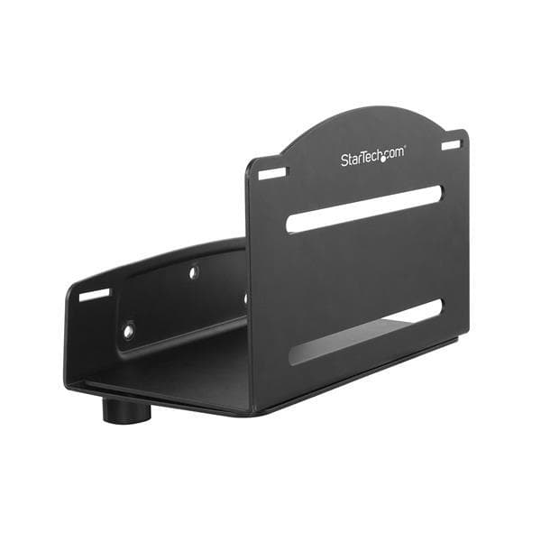 StarTech.com CPU-montering - Justerbar computervægmontering - PC-vægmontering - Dybde 12 - 21 cm - Metal - Vægmontering til CPU - Stål - Sort