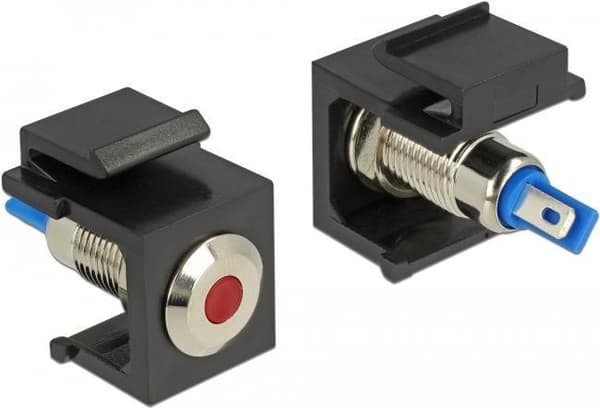 DeLOCK LED - Keystone Jack - Svart